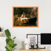 Die Dame von Shalott Poster (Heimbüro)
