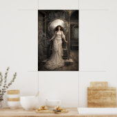 Die Dame von Shalott Poster (Küche)