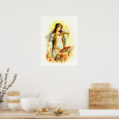 Die Dame von Shalott Poster (Küche)