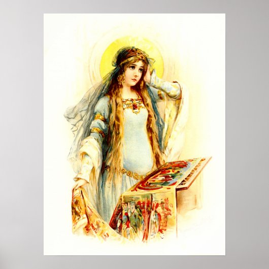 Die Dame von Shalott Poster (Vorne)