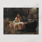 Die Dame von Shalott Postkarte (Vorderseite)