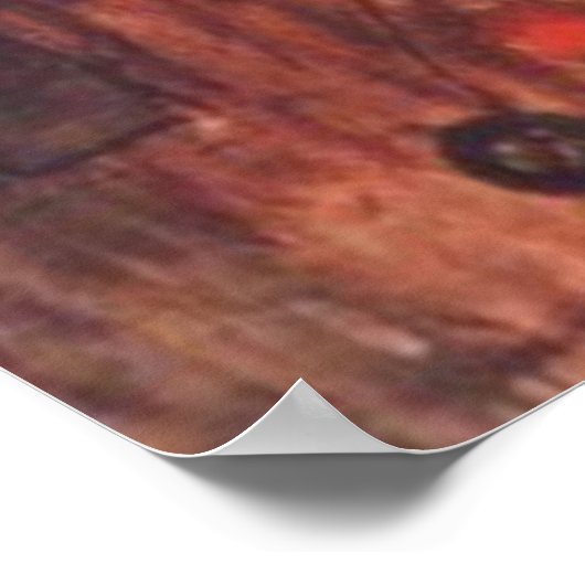 Die Dame von Shalott (Studie) Poster (Ecke)