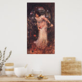 Die Dame von Shalott (Studie) Poster (Küche)