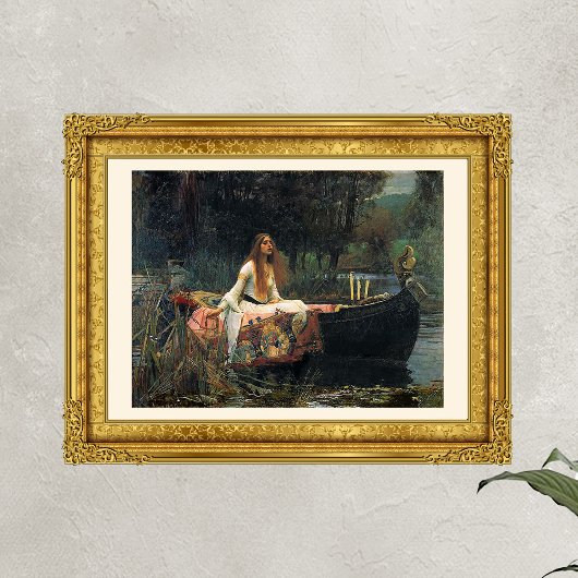 Die Dame von Shalott von Henryk Siemiradzli Fotodruck