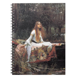 Die Dame von Shalott von John W. Wasserhouse Notizblock