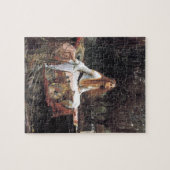Die Dame von Shalott von John W. Waterhouse Puzzle (Horizontal)