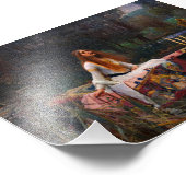 Die Dame von Shalott von John William Waterhouse Fotodruck (Ecke)
