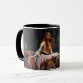 Die Dame von Shalott von John William Waterhouse Tasse (Vorderseite Links)