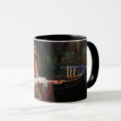 Die Dame von Shalott von John William Waterhouse Tasse (VorderseiteRechts)
