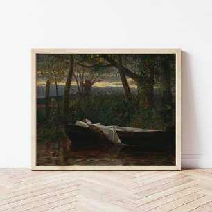 Die Dame von Shalott Walter Crane Poster