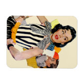 Die Dame wurde beleidigt Magnet (Horizontal)