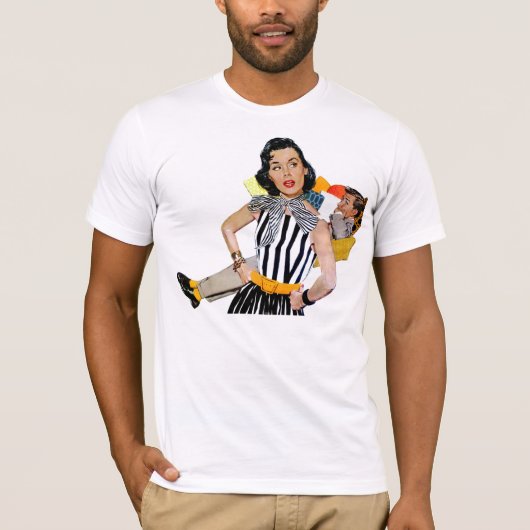 Die Dame wurde beleidigt T-Shirt (Vorderseite)