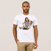Die Dame wurde beleidigt T-Shirt (Vorne ganz)