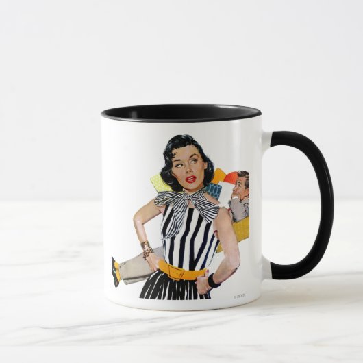 Die Dame wurde beleidigt Tasse (Rechts)