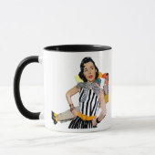 Die Dame wurde beleidigt Tasse (Links)