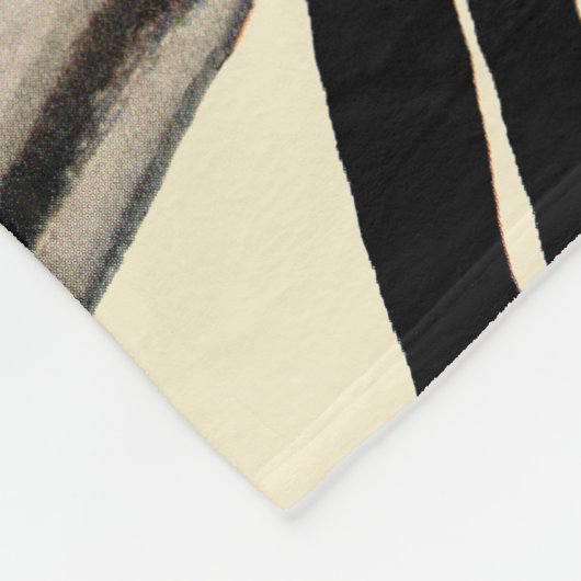 Die Dame wurde isoliert 2 Fleecedecke (Ecke)