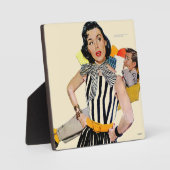 Die Dame wurde isoliert 2 Fotoplatte (Vorderseite)