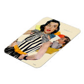 Die Dame wurde isoliert 2 Magnet (Linke Seite)