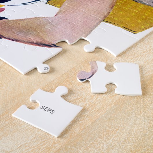 Die Dame wurde isoliert 2 Puzzle (Seite)