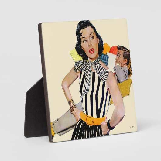 Die Dame wurde isoliert Fotoplatte (Vorderseite)