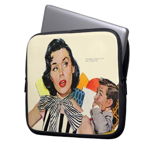 Die Dame wurde isoliert Laptopschutzhülle (Vorderseite Links)