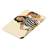 Die Dame wurde isoliert Magnet (Linke Seite)