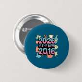 Die Damen 2016 Retro Nostalgie V Button (Vorne & Hinten)