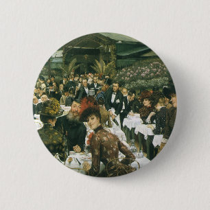 Die Damen des Künstlers von James Tissot, Vintage  Button