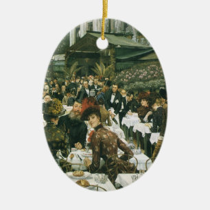 Die Damen des Künstlers von James Tissot, Vintage  Keramikornament