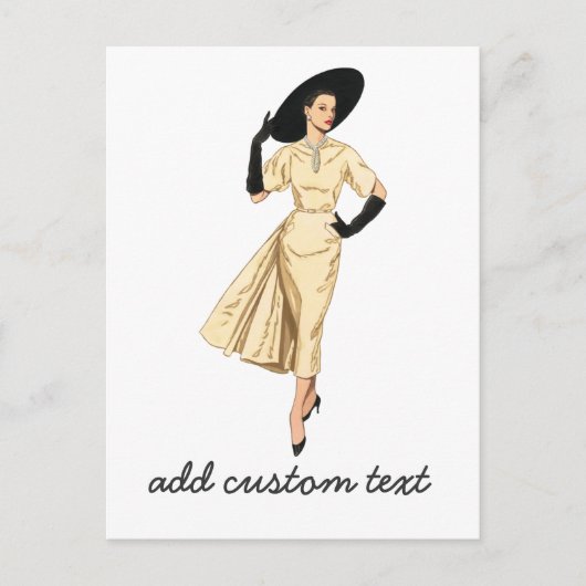 Die Damen, die mittags Postkarte (Vorderseite)