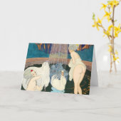 Die Damen - Gerda Wegener Karte (Gelbe Blume)