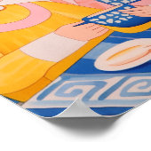 Die Damen im Café Poster (Ecke)