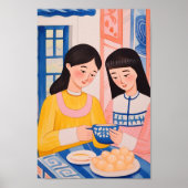 Die Damen im Café Poster (Vorne)