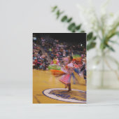 Die Damen machen PowWow Feather Tanz Postkarte (Stehend Vorderseite)