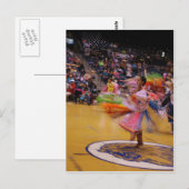 Die Damen machen PowWow Feather Tanz Postkarte (Vorne/Hinten)