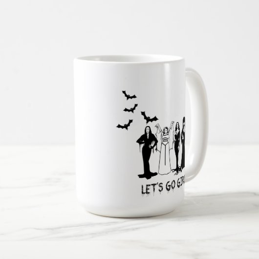 Die Damen von Halloween Kaffeetasse (VorderseiteRechts)