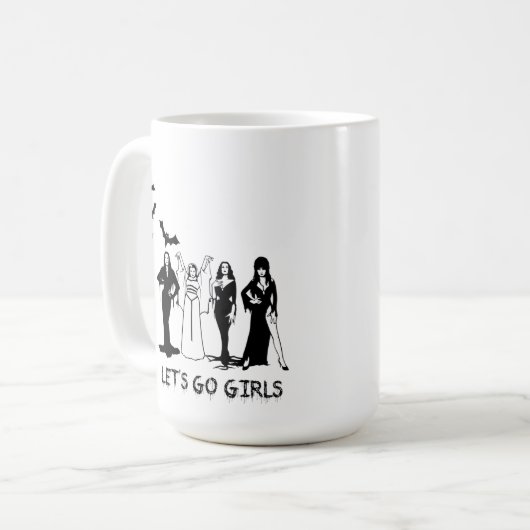 Die Damen von Halloween Kaffeetasse (Vorderseite Links)