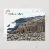 Die Damm des Riesen, Co. Antrim, Nordirland. Postkarte (Vorne/Hinten)