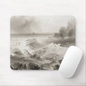 Die Damm des Riesen von oben Mousepad (Mit Mouse)