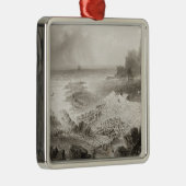 Die Damm des Riesen von oben Ornament Aus Metall (Rechts)