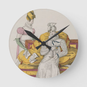 Die Dämpfe oder der Abrechnungstermin, überziehen Runde Wanduhr