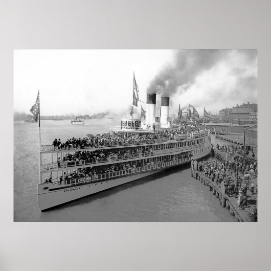 Die Dampfmaschine Tashmoo Poster (Vorne)