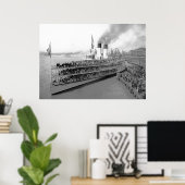 Die Dampfmaschine Tashmoo Poster (Heimbüro)