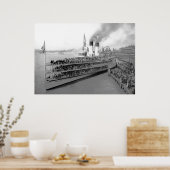 Die Dampfmaschine Tashmoo Poster (Küche)