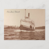 Die Dampfschiffinsel Postkarte (Vorderseite)