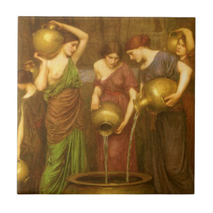 Die Danaides von John William Waterhouse Fliese
