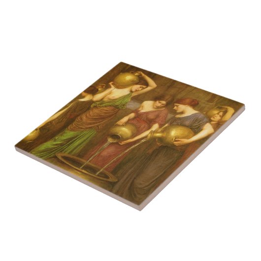 Die Danaides von John William Waterhouse Fliese (Seite)