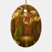 Die Danaides von John William Waterhouse Keramik Ornament (Vorne)