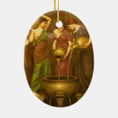 Die Danaides von John William Waterhouse Keramik Ornament (Hinten)