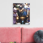 Die Danaides von John William Waterhouse Leinwanddruck (Insitu (Wohnzimmer))
